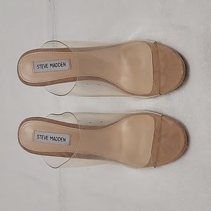 Steve Madden Clear Wedges